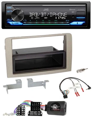 JVC Bluetooth DAB USB Lenkrad Autoradio für Lancia Musa 2004-2012 - Bild 1 von 4