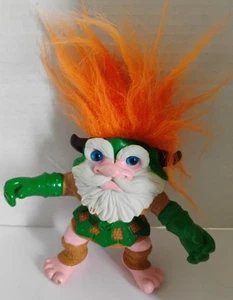 Vintage Viking Battle Troll Actionfigur 1992 Hasbro weißer Bart orange Haare - Bild 1 von 4