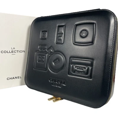 Chanel La Collection Makeup Box Cosmetic Storage Jewelry Case Vanity Black  New - Image 1 of 4