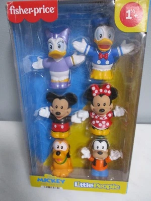 Fisher Price Little People Disney Mickey Mouse & Friends 6 Piece Figure Set New - Image 1 of 3