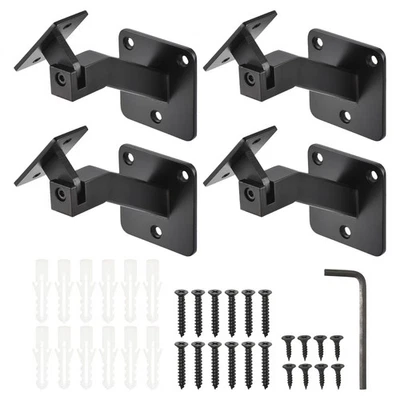 Swivel Hand Rail Brackets Adjustable Square Hand Rail Brackets 4 PCS Foto 1 de 4