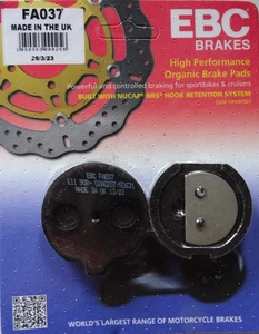 FA037 Kawasaki - EBC Bremsbeläge Bremsklotz brake pads hinten - Bild 1 von 1