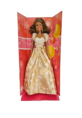 2011 MATTEL AFRICAN AMERICAN BARBIE DOLL  HAPPY HOLIDAYS  - Image 1 of 3
