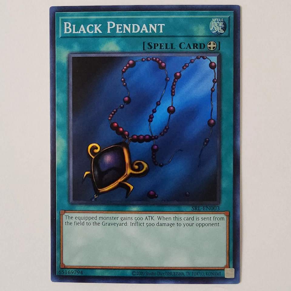 Black Pendant - SRL-EN003 - NM - Super Rare - Unlimited - Yugioh - 25th - Image 1 of 2