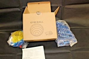 Routesun BLUE BODY BALL 55 CM Excercise Ball - Anti-Burst W/Chart & Pump - Imagen 1 de 7