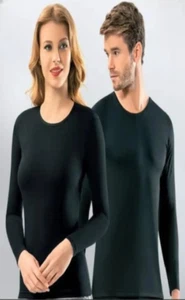 2er Pack Herren & Damen THERMO Unterhemd Unterwäschen Langarm Unisex Winter K-9 - Bild 1 von 1