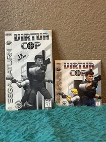 Virtua Cop Sega Saturn Manual and demo Cd Game