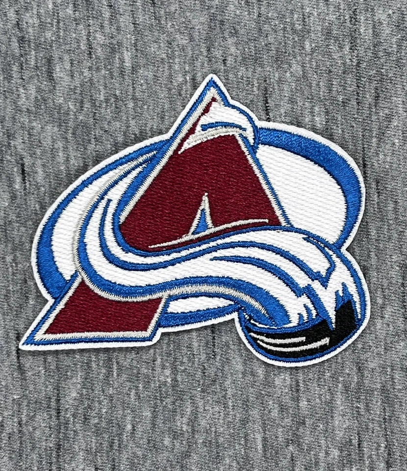 COLORADO AVALANCHE EMBROIDERED IRON ON PATCH 2.50” X 3.00” FREE SHIPPING