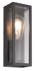 Wandleuchte Außen Schwarz IP65 KAMPEN Außenlampe Hauseingang Balkon Terrasse - Bild 1 von 2