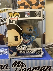 Henrik Lundqvist Signed Funko Pop Figure New York Rangers PSA/DNA Coa - Picture 1 of 9