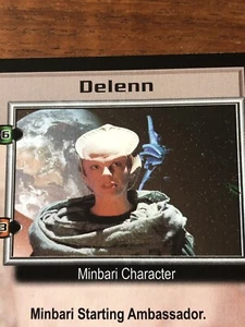 DELENN BABYLON 5 CCG RARE CARD NEAR MINT NEVER PLAYED WITH PREMIER - Picture 1 of 4