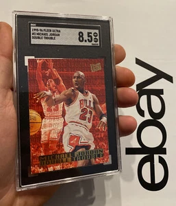 Michael Jordan SGC 8.5 Fleer Ultra Last Dance INSERT Chicago Bulls 1995 Man Cave - Picture 1 of 12