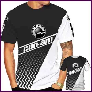 BRP Can Am Motocicleta Impresión 3D Carreras Camiseta Hombre Personalizada Hip Hop - Imagen 1 de 35