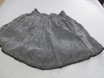 Mujer Antigua Falda Azul Marino Rayas Talla S Foto 1 de 4