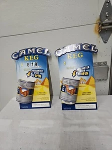 Camel Lights Cigarettes Keg 3D Stand Up Cardboard Store Advertising Display Rare - Picture 1 of 8