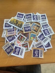 200 x 1st Class Standard Stamps unfranked on paper - Picture 1 of 1