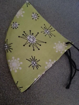 "Wash and reverse"  Christmas festive comfortable face masks soft elastic  - Image 1 of 4