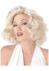 Perruque sexy Marilyn pour femmes costumes californiens taille unique, blonde 