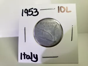 Italy 1953 Coin 10 Lire Lira - Picture 1 of 2