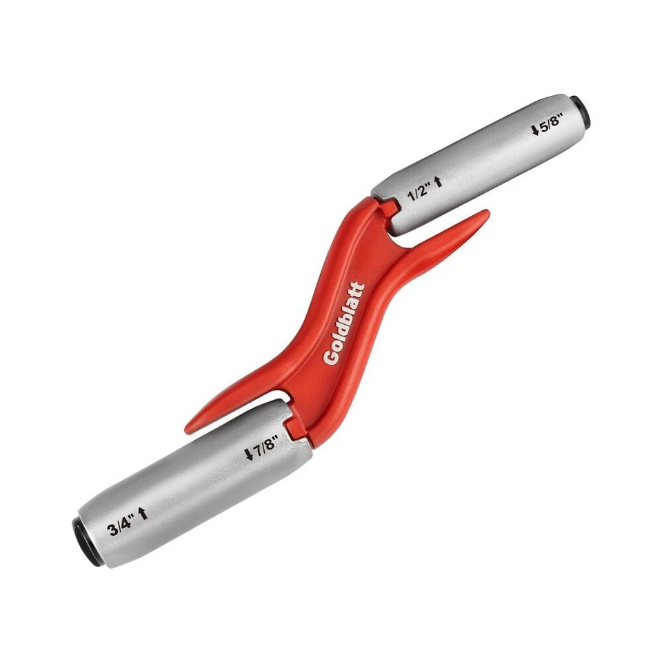 Herramienta de ensambladora de ladrillos de albañilería Goldblatt RED ensambladora de barril de 4 tamaños 1/2" 5/" 3/4" 7/8" Foto 1 de 4