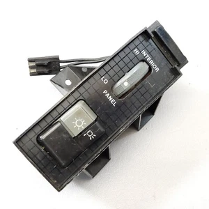 85-92 Firebird Gray Button Dash Mounted Headlight Control Switch With Panel - Picture 1 of 2