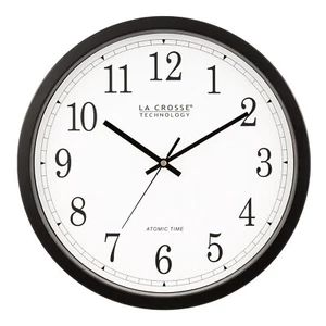 La Crosse Technology Wall Clock Plastic 14"Dia. (WT-3143A) WT-3143A-INT - Picture 1 of 7