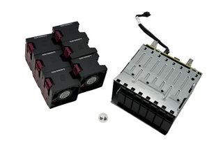 KIT DE JAULA/PLANO POSTERIOR HPe 719067-B21 HPe DL380 G9 1a bahía disco duro 6 x VENTILADORES - Imagen 1 de 4