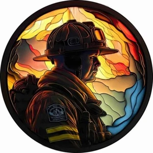 FIREMAN CROSS STITCH PATTERN - Picture 1 of 2