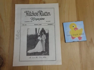 Kitchen Klatter Magazine March 1985 Ireland's Treasure Knitted Baby Ball - Imagen 1 de 6