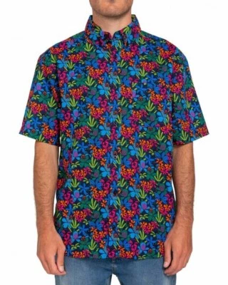Elements Men's Button Down Short Sleeve Glastonbury Shirt, Multicolor, Sz L - Image 1 of 4