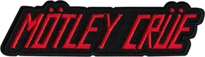 Parche - Banda de música rock con logotipo de Motley Crue de heavy metal años 80 4,25" hierro #89234 - Imagen 1 de 1