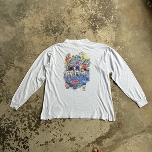 Vintage 1996 World Mountain Bike Championships T Shirt Men XL White Long Sleeve - Bild 1 von 17