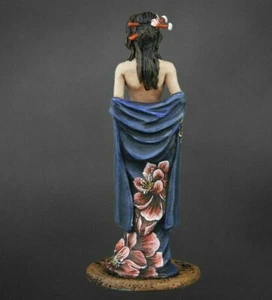 Hand Painted nude Miniature Geisha. Tin 54mm 1/32 Girl-006 - Picture 1 of 5