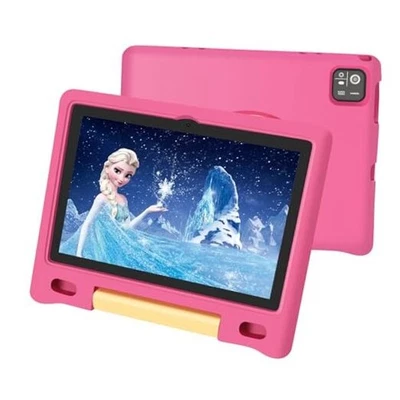 Kids Tablet, 10.1 inch IPS HD Touchscreen Android 14 64 GB Storage, 8GB Pink - Image 1 of 4
