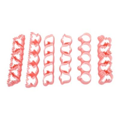  6 Mini-Ausstechformen Weihnachten – Mini-Weihnachtskeksausstecher – Erhabene - Bild 1 von 4