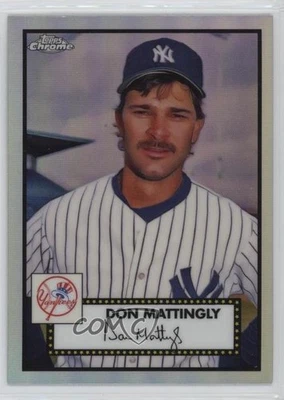 2021 Topps Chrome Platinum Anniversary Refractor Don Mattingly #696 - Image 1 of 2