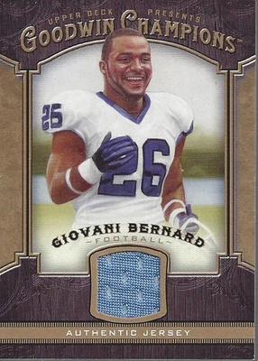 2014 Upper Deck Goodwin Champions Memorabilia #MGB Giovani Bernard Jersey  - Image 1 of 2