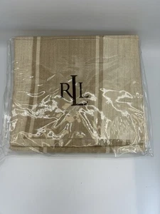 Lauren Ralph Lauren Villa Camelia Linen Full Flat Sheet 100% Cotton Sateen 300c - Picture 1 of 6