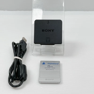 PS3 Memory Card Adaptor CECHZM1 Playstation 3 w/ Box USB Cable from Japan - Image 1 of 4