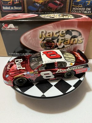 Dale Earnhardt Jr. #8 Budweiser 57’ Chevy 50th Anny Color Cromo 1/24 Diecast Foto 1 de 4