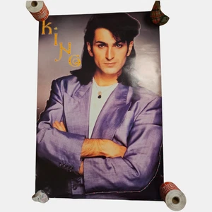 Poster promozionale King Paul King Bitter Sweet 23x35 vintage 1986 CBS Records Pop - Foto 1 di 8
