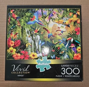 Buffalo Vivid Collection 300 Large Piece Puzzle Called Wings by Sasha Carolina - Picture 1 of 4