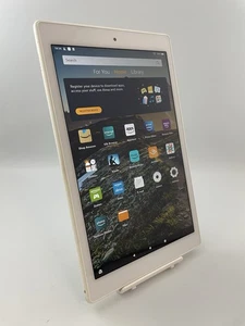 Amazon Fire HD 10 9th Gen 2019 M2V3R5 10.1" 32GB Wi-Fi FireOS White Tablet - Picture 1 of 24