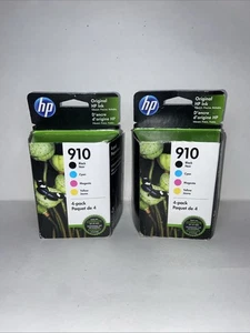Genuine HP 910 Ink Cartridge 4 Pack Black Magenta Yellow Cyan Exp Nov 2022 Set 2 - Afbeelding 1 van 3