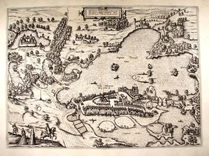 Antique map, Braun & Hogenberg, Plona - Picture 1 of 1