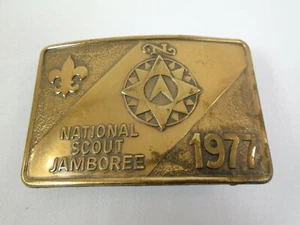 Fibbia per cintura Jamboree boy scout nazionale 1977 - Foto 1 di 1