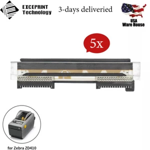 5x Nuevo cabezal de impresión de 203 ppp para impresora de etiquetas térmicas Zebra ZD410 P1079903-010 - Imagen 1 de 1