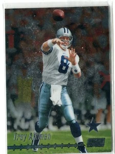 1999 Stadium Club Chrome Troy Aikman Base Card #45 HOF DALLAS COWBOYS - Picture 1 of 1