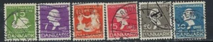 Denmark 246-51 Used 1935 issue (ak5102) - Picture 1 of 1