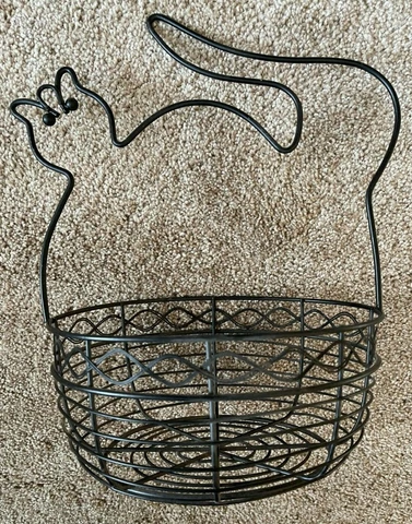NEW Black CAT Themed Wire Basket ~ Halloween Cover